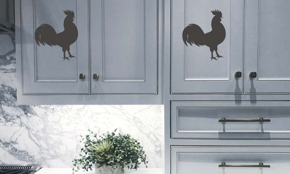 Rooster Kitchen Cabinet