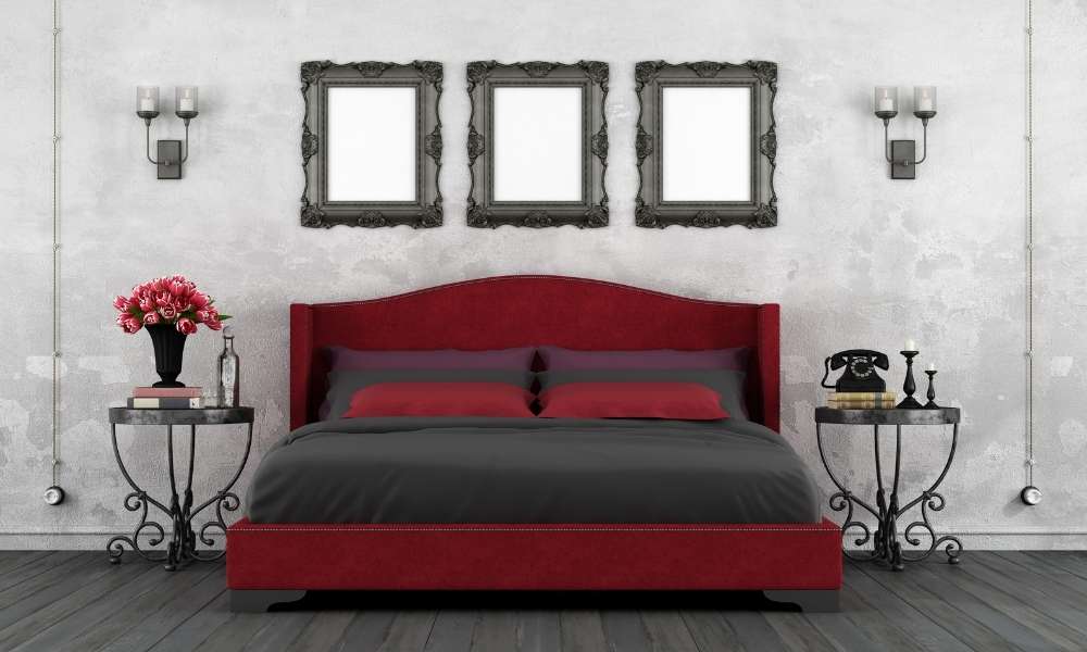 Introduce The Idea Of A Black And Red Bedroom