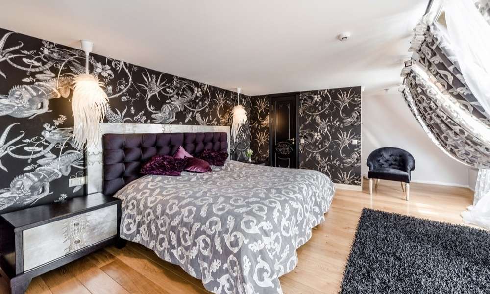 Advantage Of Purple And Grey Bedroom 