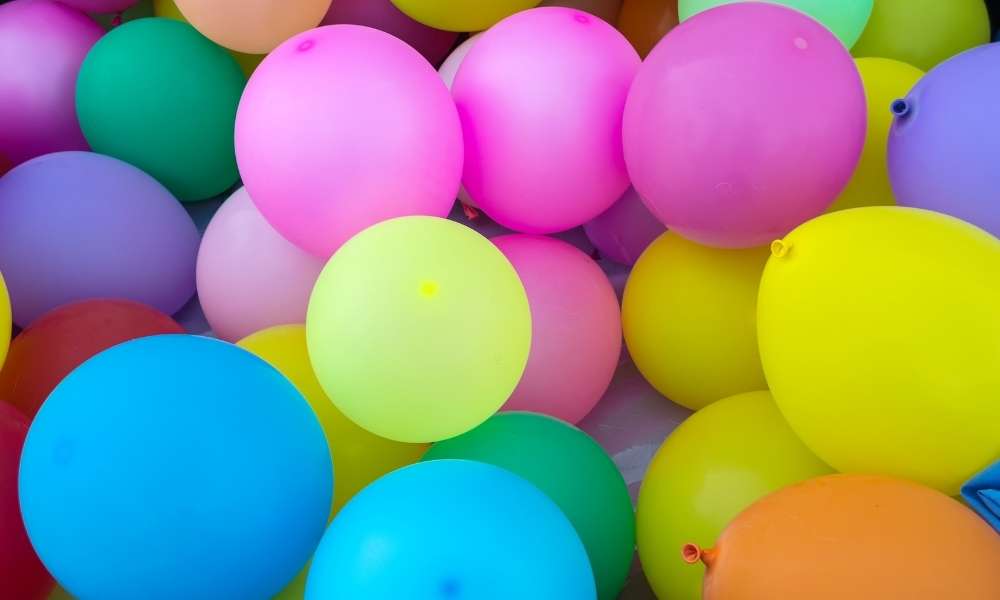 Brightly Colored Balloons