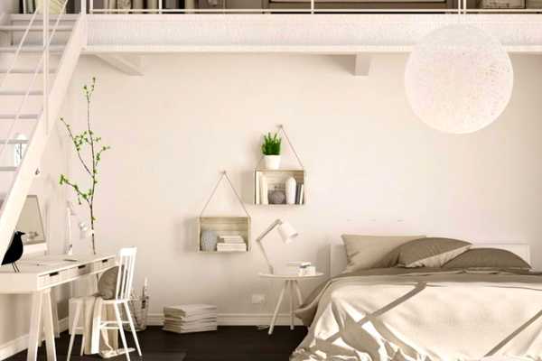 Built-in Shelves Under the Staircase